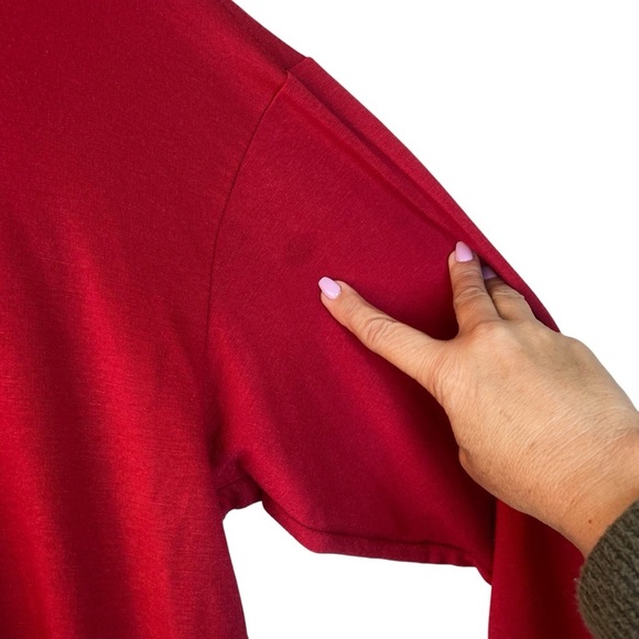 Beyond Yoga Cozy Fleece Go Getter Hoodie in Currant Red SZ XS - Picture 8 of 9